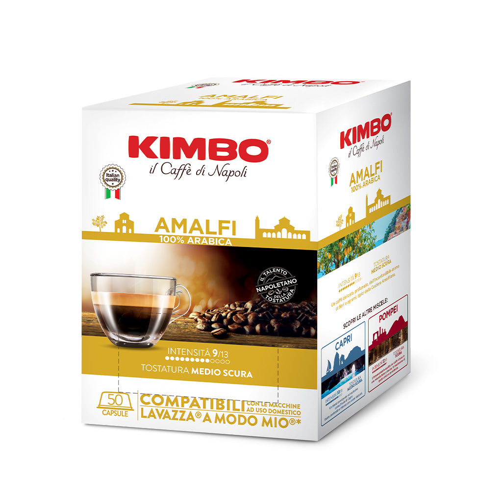 Kimbo Amalfi 50 capsule compatibili Lavazza a modo mio