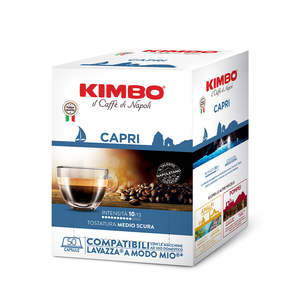 Kimbo Capri 50 capsule compatibili Lavazza a modo mio