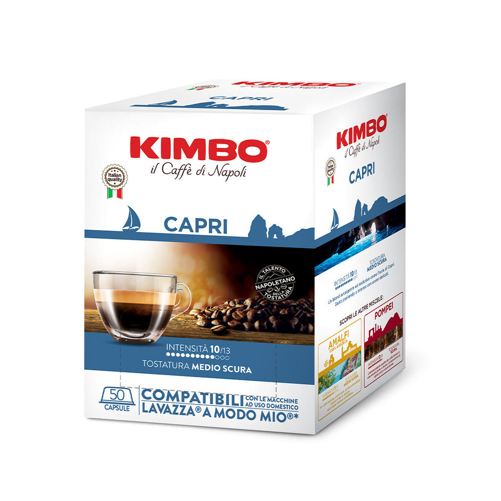Kimbo 50 capsule compatibili Lavazza A Modo Mio Capri