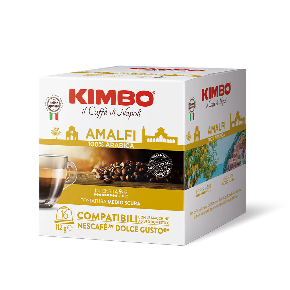 Kimbo Amalfi 16 capsule compatibili Nescafè dolce gusto