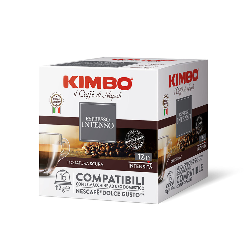 Kimbo Espresso Intenso 16 capsule compatibili Nescafè Dolce Gusto 