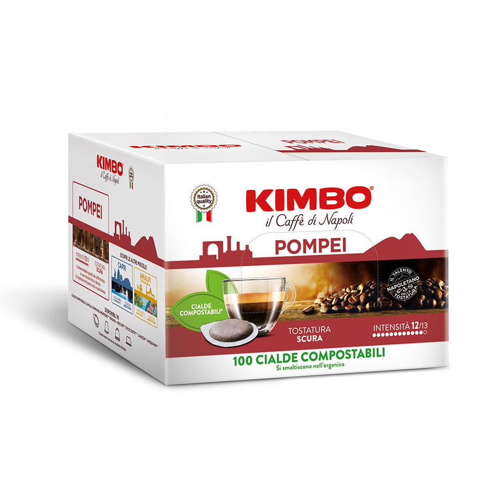 Kimbo 100 cialde compostabili Pompei