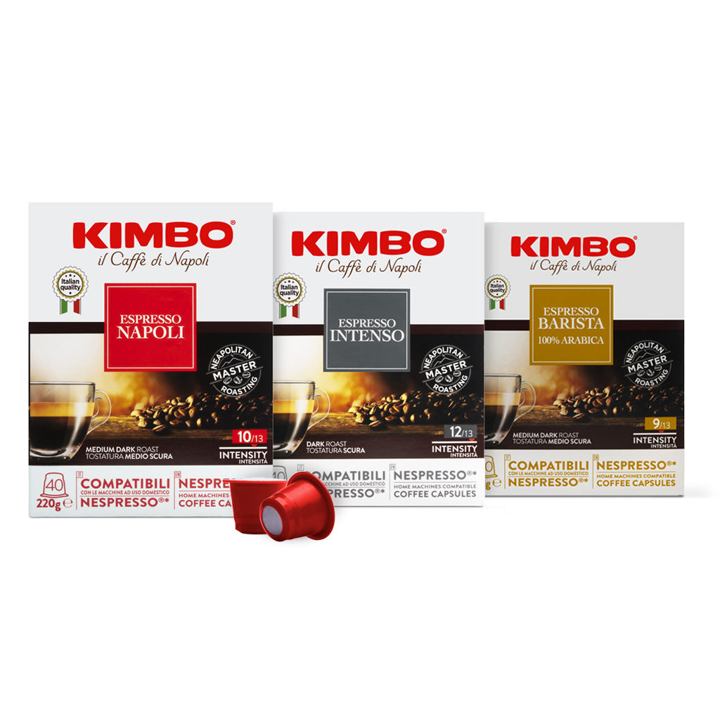 Kimbo capsule compatibili Nespresso Original kit discovery