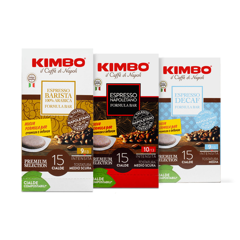 Kimbo caffè in cialde kit discovery