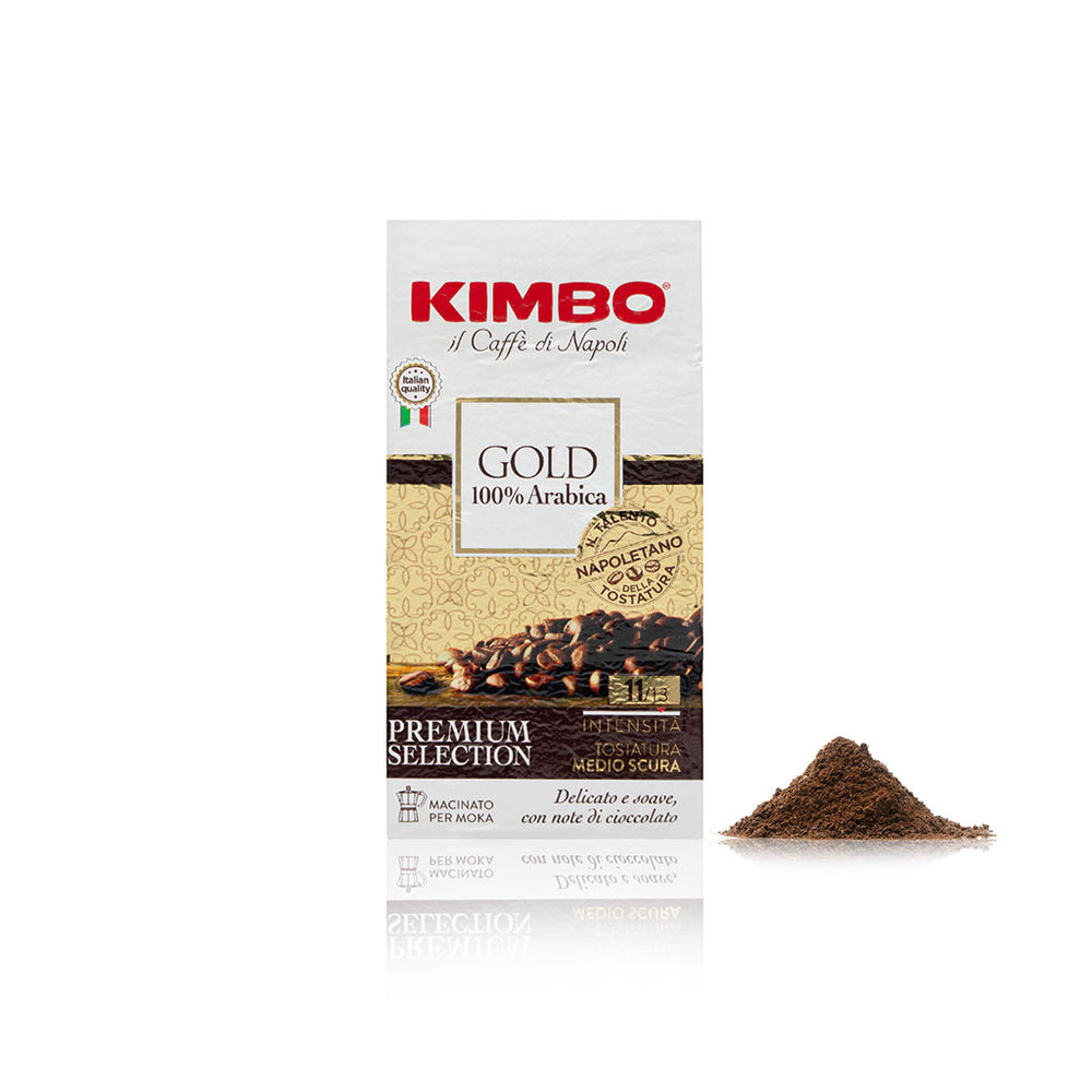 
                  
                    Kimbo Gold 100% arabica caffè macinato
                  
                
