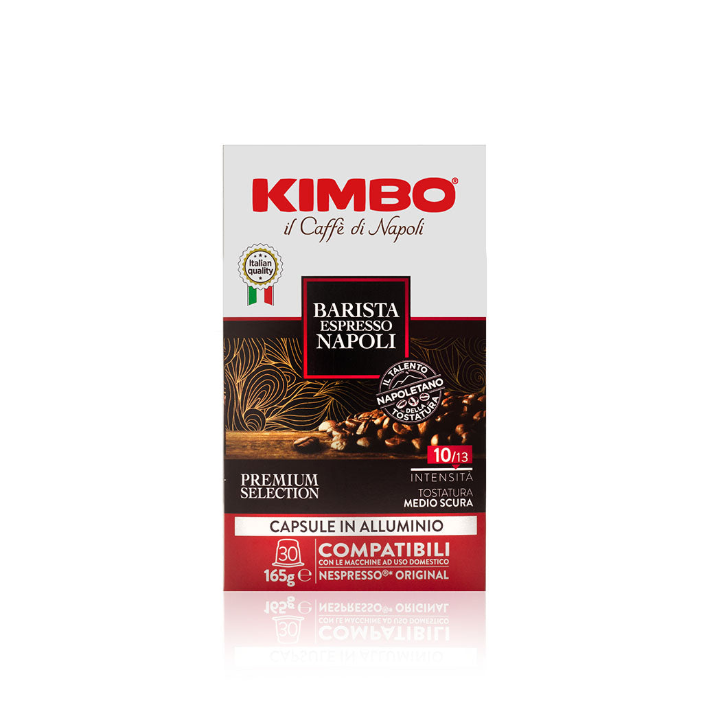 
                  
                    Kimbo barista espresso Napoli 30 capsule compatibili Nespresso original
                  
                