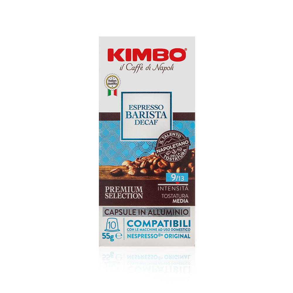 
                  
                    Kimbo Espresso barista decaf 10 capsule compatibili Nespresso original
                  
                
