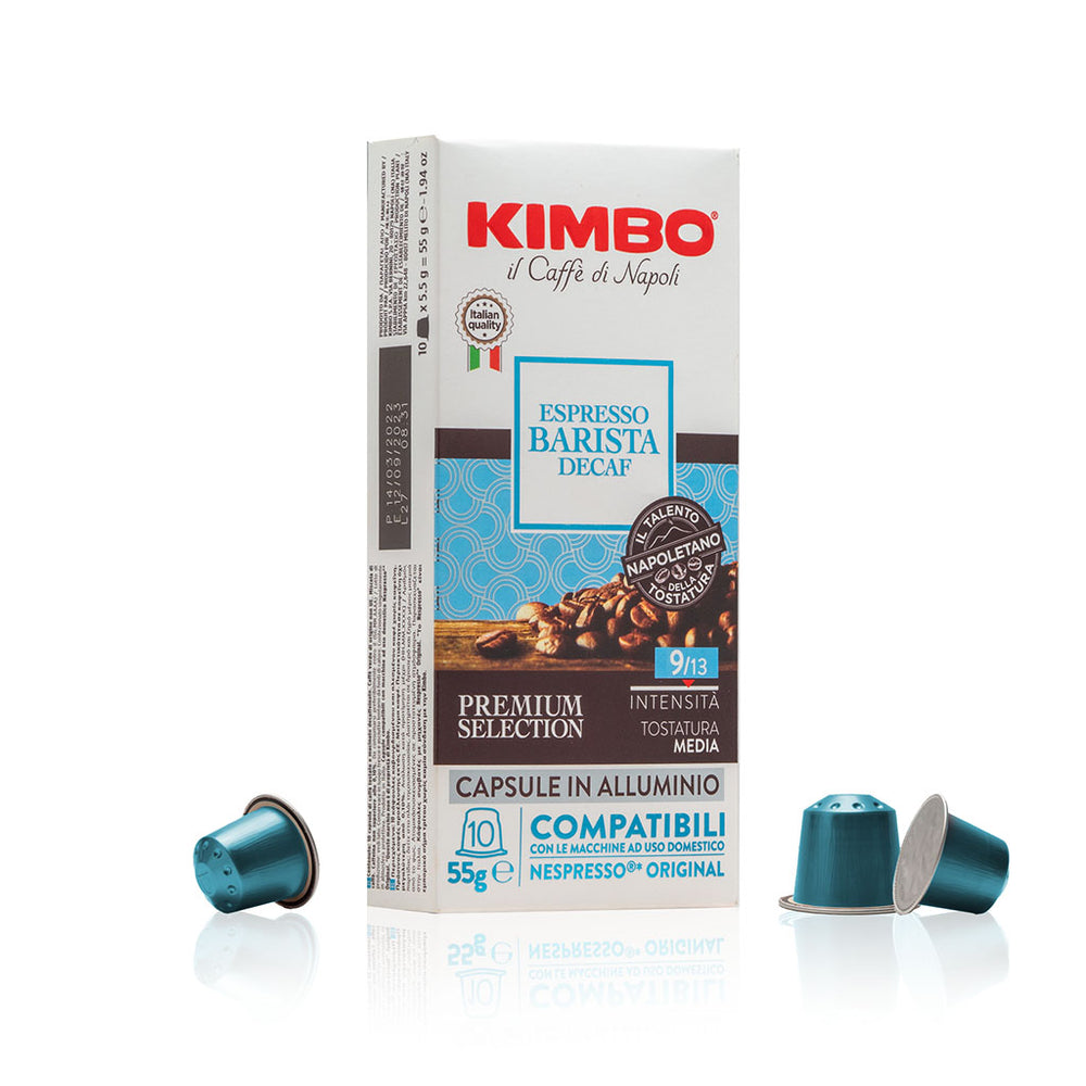 Kimbo Espresso barista decaf 10 capsule compatibili Nespresso original