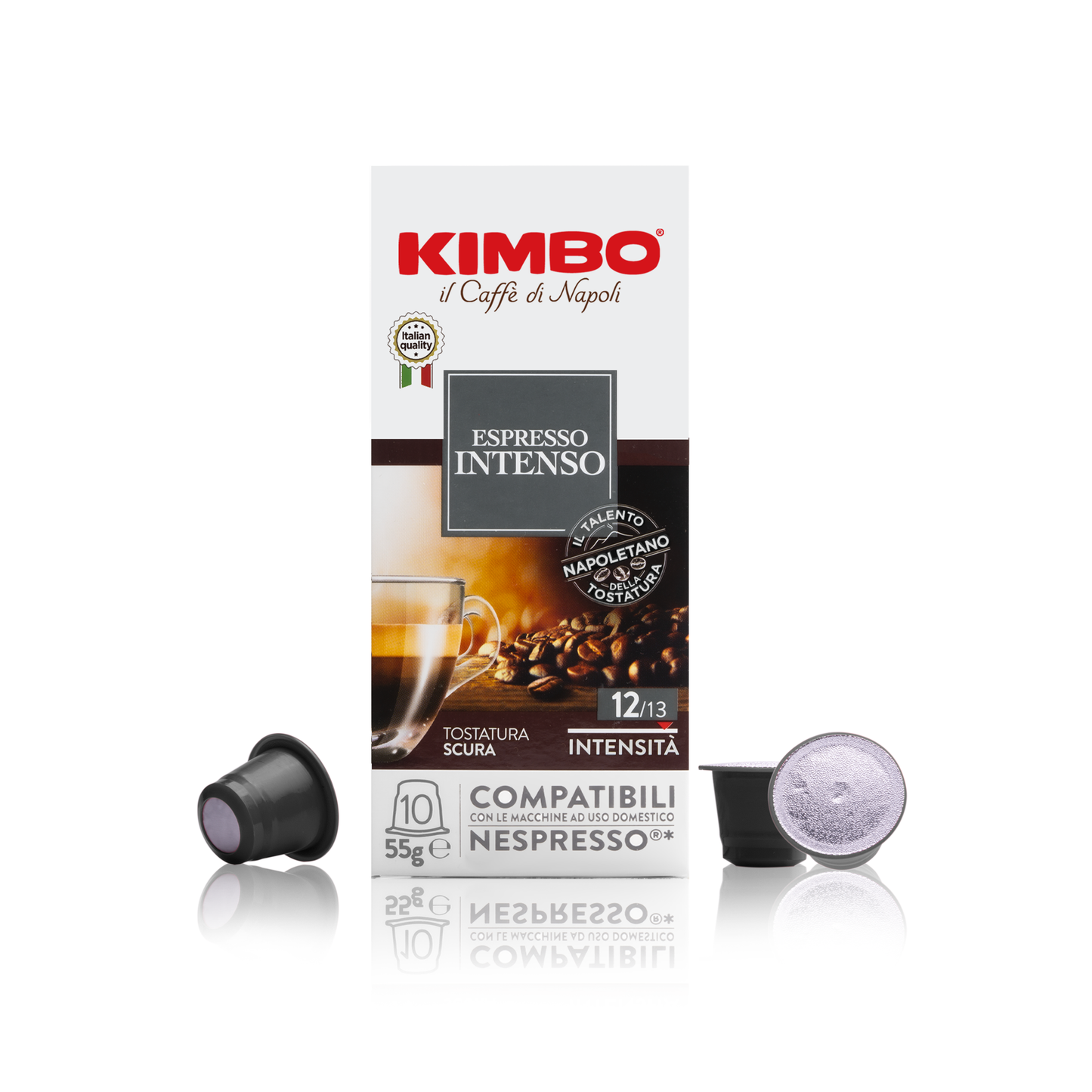 
                  
                    Kimbo Espresso intenso 10 capsule compatibili Nespresso
                  
                