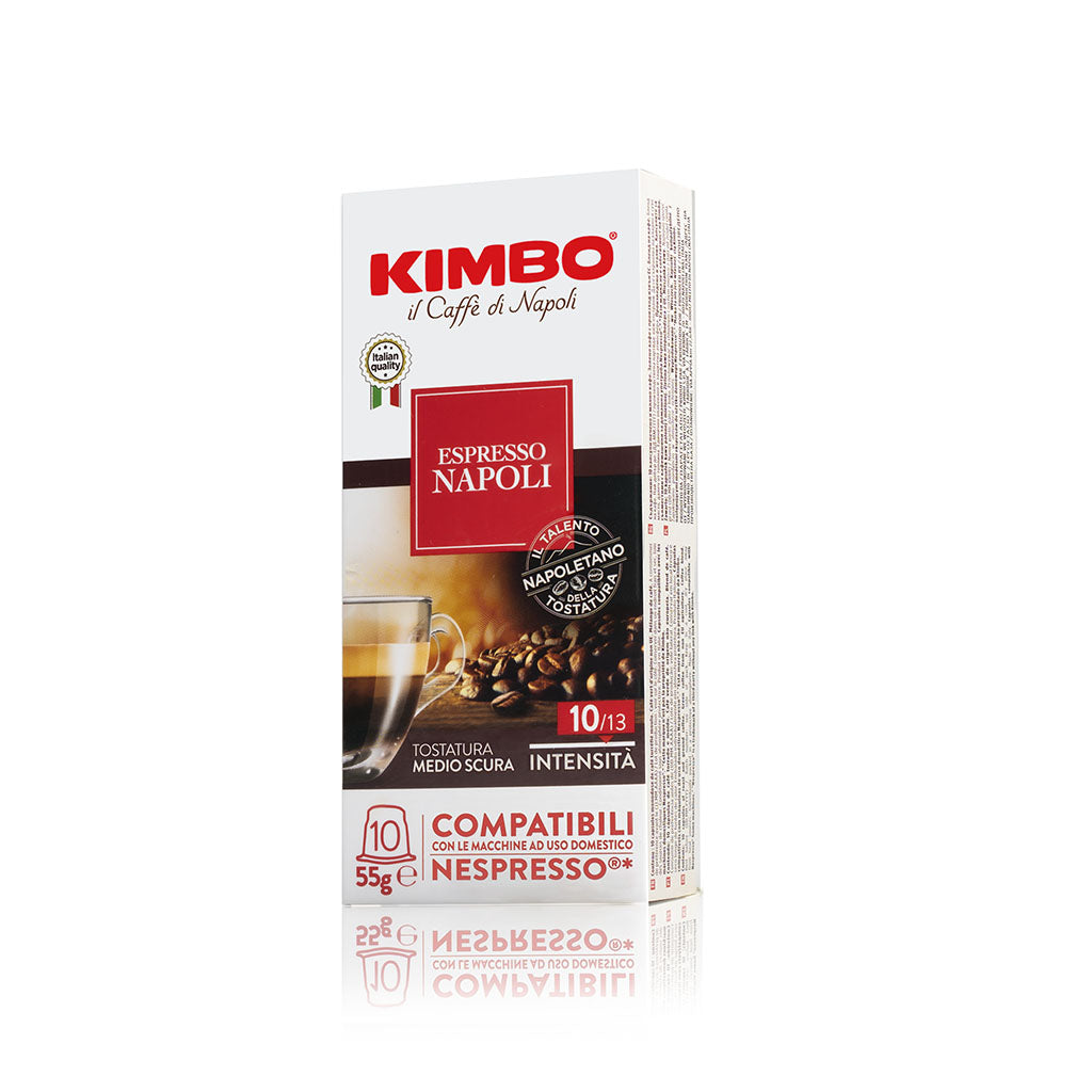 
                  
                    Kimbo Espresso Napoli 10 capsule compatibili Nespresso
                  
                