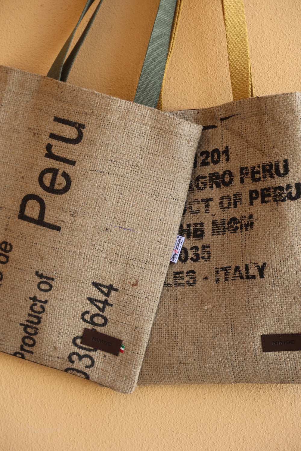 Kimbo - Shopper Realizzata a Mano in Juta