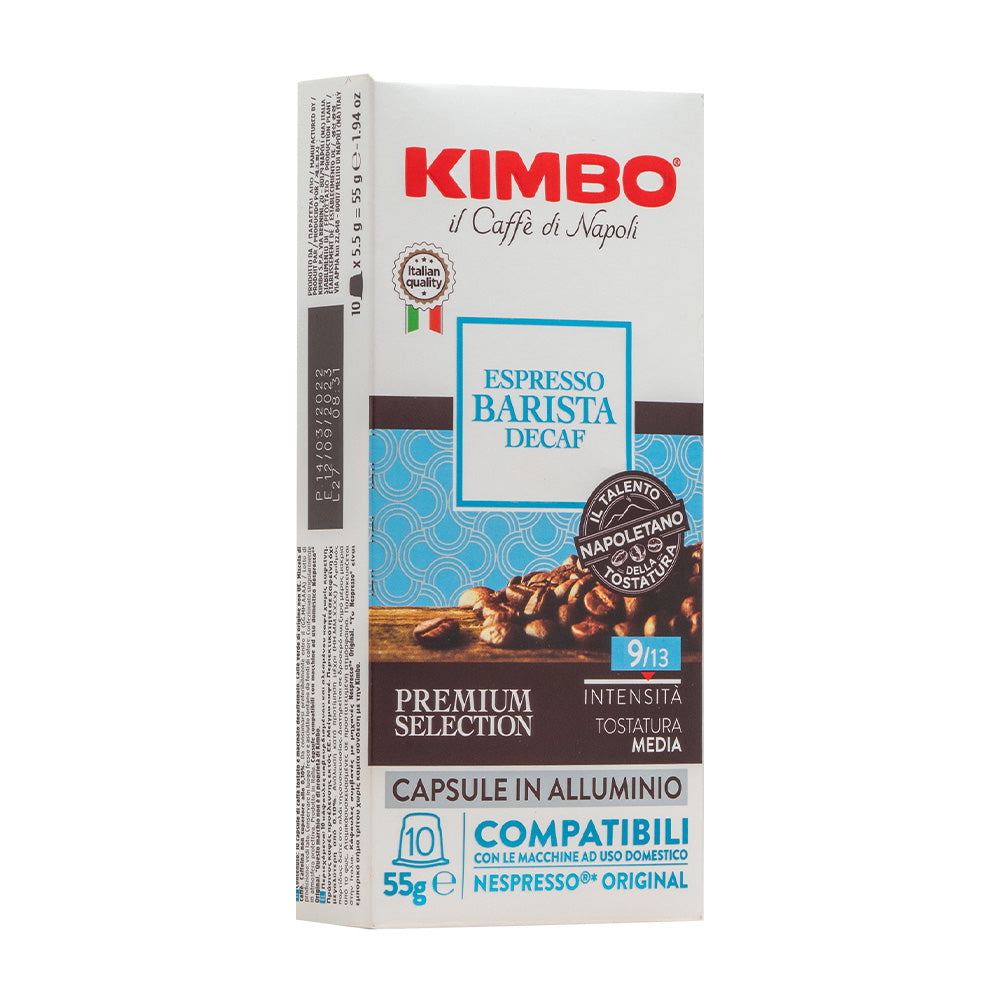 
                  
                    Kimbo Decaf 10 capsule compatibili Nespresso original
                  
                