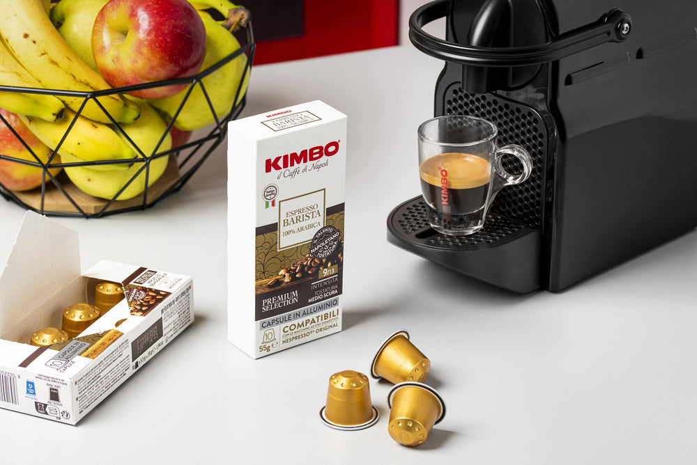 
                  
                    Capsule Compatibili Nespresso®* Original in Alluminio - Espresso Barista 100% Arabica
                  
                