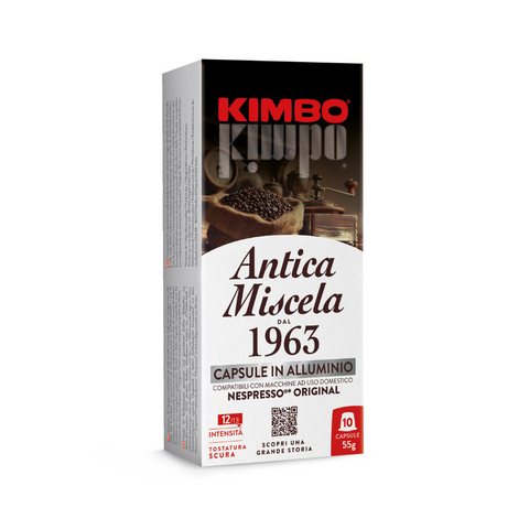 Capsule Compatibili con Macchine Nespresso®* Original in Alluminio - Antica Miscela dal 1963 - 100 Capsule