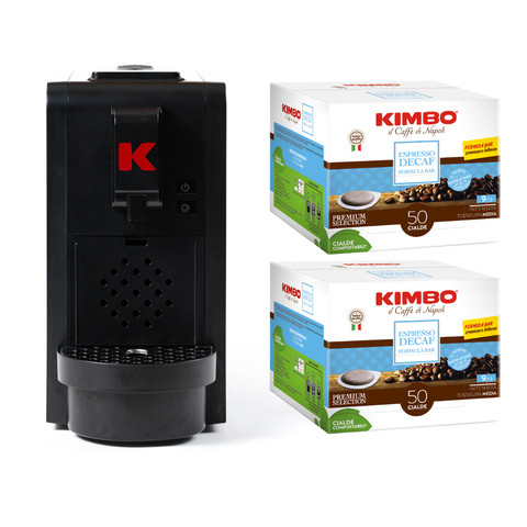Macchina a cialde - Kimbo Up + 100 Cialde Espresso Decaf