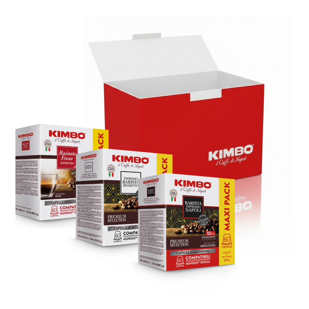 Holiday Espresso Pack – 180 Capsule Alluminio Compatibili con Macchine Nespresso®* Original