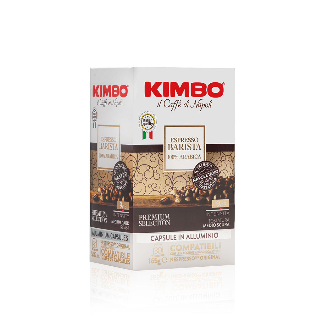 
                  
                    Kimbo Espresso Barista 100% arabica 30 capsule compatibili Nespresso original
                  
                