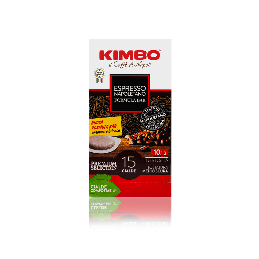 
                  
                    Kimbo Espresso Napoletano formula bar 100 cialde compostabili
                  
                