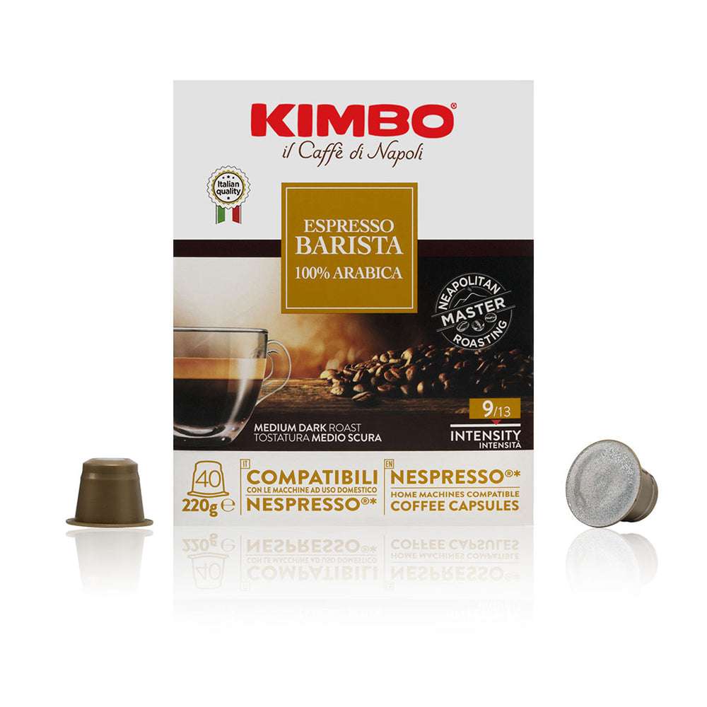 
                  
                    Capsule Compatibili Nespresso®* Original - Espresso Barista 100% Arabica
                  
                