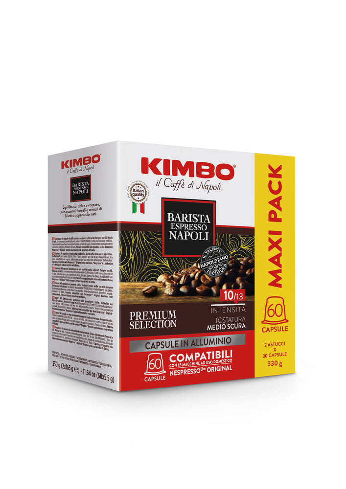 
                  
                    Kimbo Barista Espresso Napoli 60 capsule compatibili nespresso original
                  
                